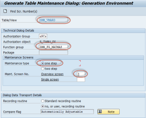 Maintenance generator for view on MARD